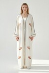 Alaçatı Keten Nakışlı Kimono Takım