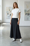 Siyah Yüksek Bel Basic Saten Etek BCHCA-251231